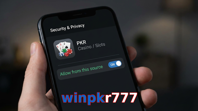 Game list for Winpkr777 apk section