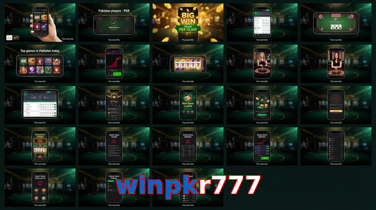 Main screen of Winpkr777 bet page for PK players