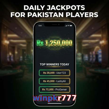 Game list for Winpkr777 win section